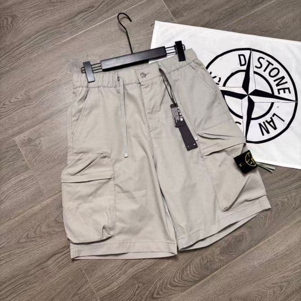 men's shorts Fashion cargo large pocket stone loose casual outdoor label compass logo quarter pants High quality comfortable fashionable versatile shorts s-3xl