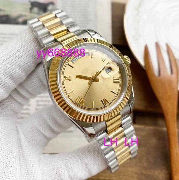Luxury Watch For Men Date Mens Watches Day Watch Automatic Mechanical Sapphire Crystal Stainless Steel Eta2813 Movement Watches Handly26