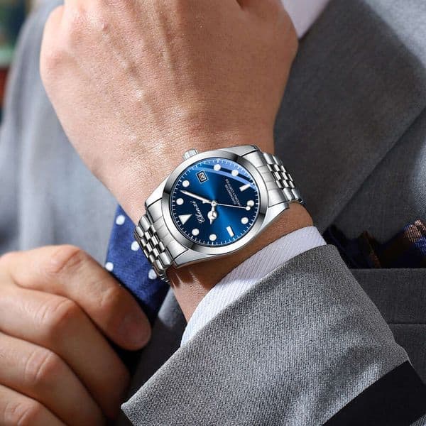 New Automatic Mechanical Simple and Elegant Luminous Waterproof Fashion Men's Watch Cross-Border Factory Wholesale