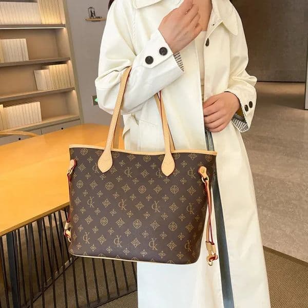 Shoulder Bag Designer Tote luxury Crossbody bag for women large capacity top quality brown leather bag designer handbag letters printing