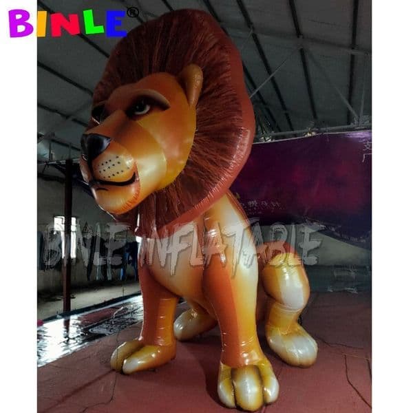 20ft high Event Decoration Giant Inflatable Lion With Full color printing,Customized Advertising Cartoon Animal For Party Show