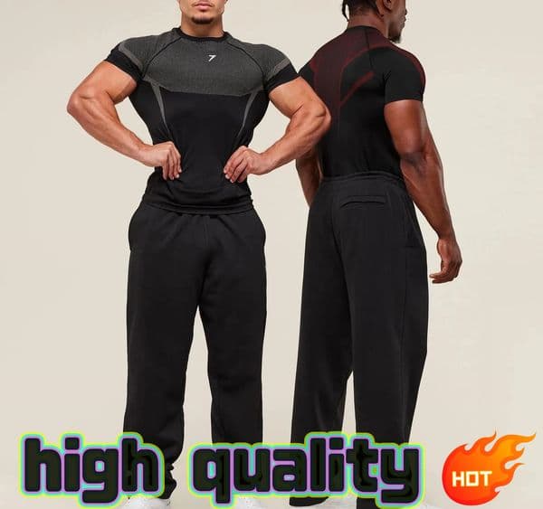 t shirt Designer Men Gym sharkedd Gym Clothing Fitness Summer Skinny Cotton Sport RunningWorkouts Sweatshirt free people vintage clothes DHgate hot-selling