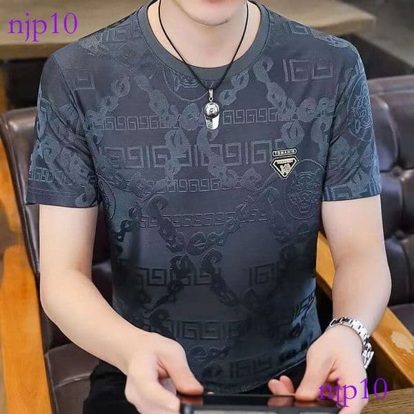 Men's Daily Wear T Shirt Luxury Designer Graphic Print Casual Short Sleeve Soft Breathable Fabric Summer Street Fashion Tops