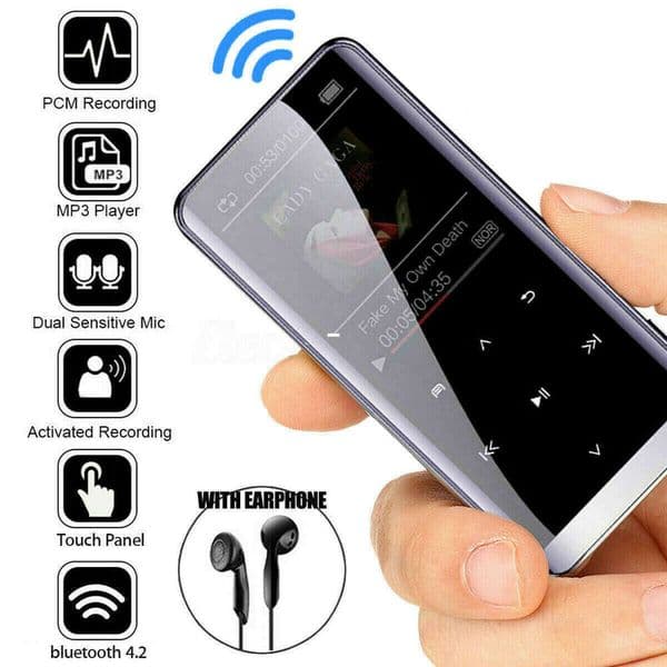 Premium M13 Bluetooth HiFi Player E-book AI Smart HD Noise Reduction Voice Recorder MP3