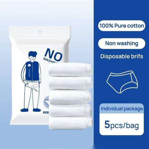 OEM & ODM ultra-soft comfortable disposable men's underwear made of viscose fiber, convenient for travel and high-end beauty salons