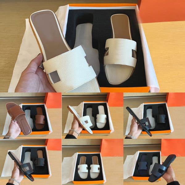 2026 SS Best 1=1 10A Designer Slippers Leather Sandal Same Style For Women's Slides Summer Outwear Leisure Vacation Sliders Beach Slipper S 7aff