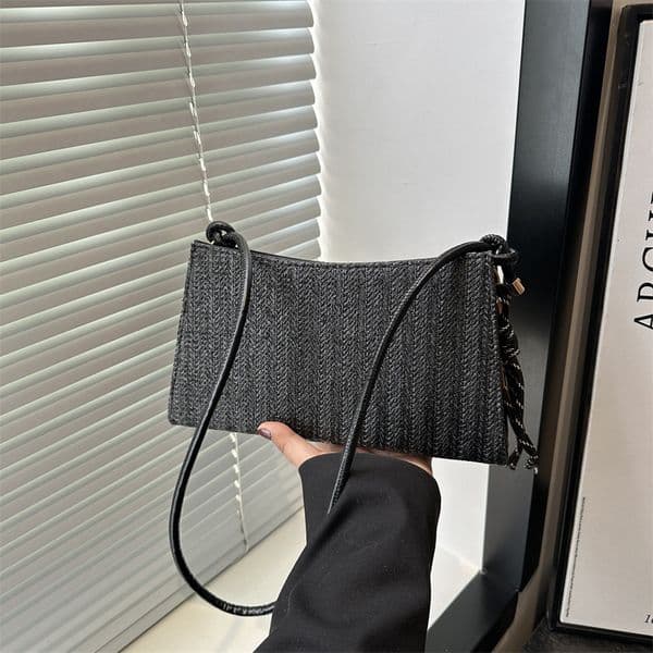 Bestseller 2025 Cross-Border New Simple Fashion Woven Envelope Adjustable Strap Horizontal Single Shoulder Clutch Bag Ddmytues