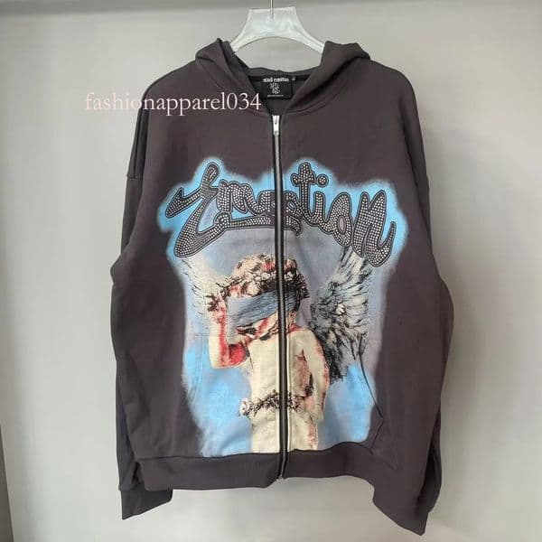 MIXED EMOTION hoodie designer shirts Mens Y2k hoodies Letter tee High Street summer fashion hip-hop retro casual cotton printed shorts sleeveds shirts 0a 82