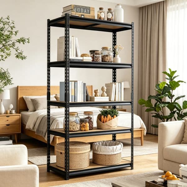 Heavy-Duty Metal Garage Storage Shelves with 2000LB Weight Capacity