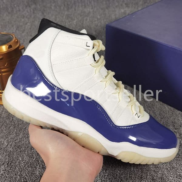 Men Women Designer Basketball Shoes 11 11s TOP Quality Sneakers Mens Gamma Blue Sports Shoes Genuine Carbon Top-Grain Leather Outdoor Shoes With Box US 5.5-14.5