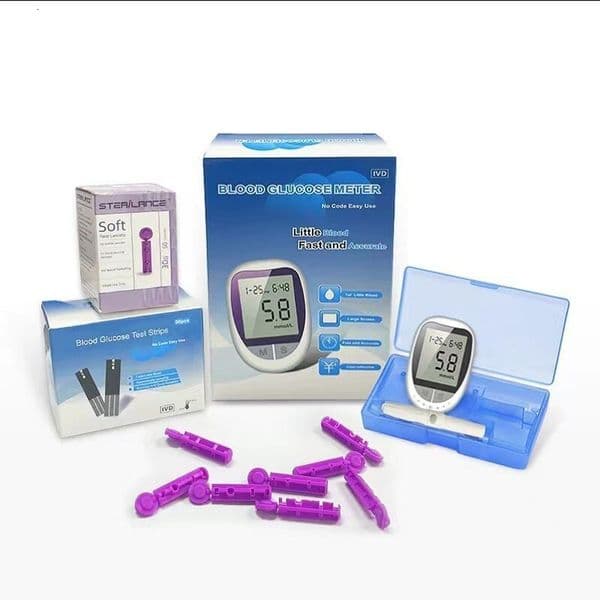 Meter English Version Export No Code Adjustment Glucose Tester Blood glucose monitor