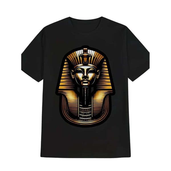 Men's Tutankhamun Grapple T Shirt Cotton Tee Women Summer Oversize Top Loose Vintage Harajuku Hip Hop Funny Novelty