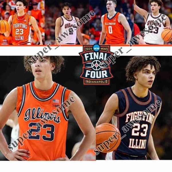 Andre Stojakovic Illinois Fighting Illini Basketball Jersey - Customizable College Basketball Fan Shirt with Player Names