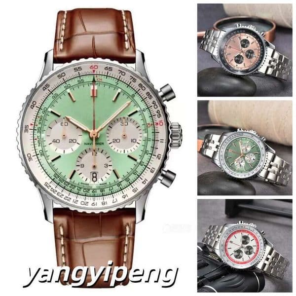 New Designer Trendy Sport 46mm mens watch High-Quality Multifunction Chronograph super clone watch