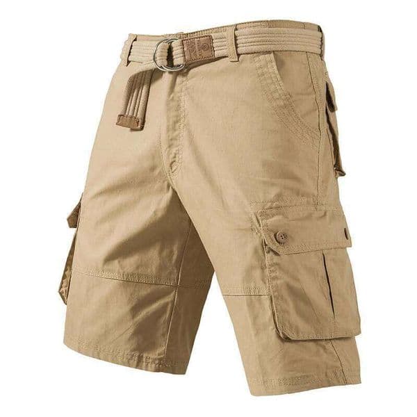 Cargo Knee Men Sports Casual Bermuda Plus Size Cotton Half Golf Straight Running Gym Shorts Pants