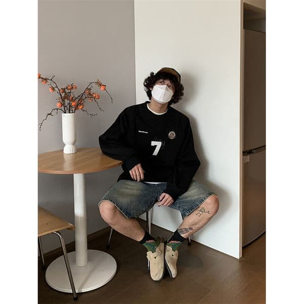 Bestseller American Retro Embroidered Printed Loose-Fit Sports Sweatshirt For Men And Women, Trendy Niche Casual Sportswear Jacket, Ins Top Ddmysat