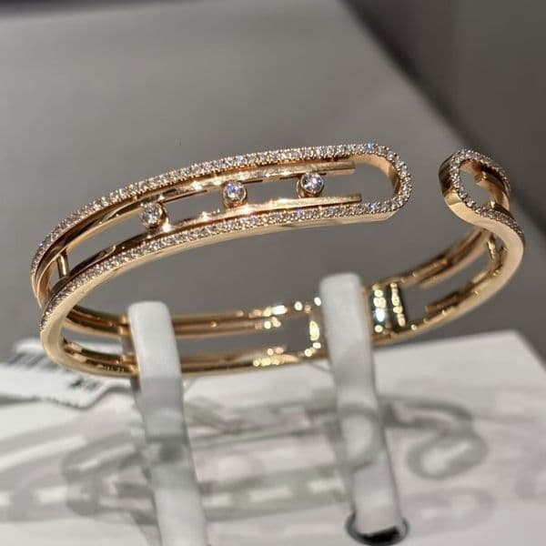 Messi Jersey Messikaa Jewelry Designer Messikassly Jewelry High Luxury Bracelet Luxe Bangle Sliding Open Bracelet For Men And Women Rolling Ball Couple Bracelet