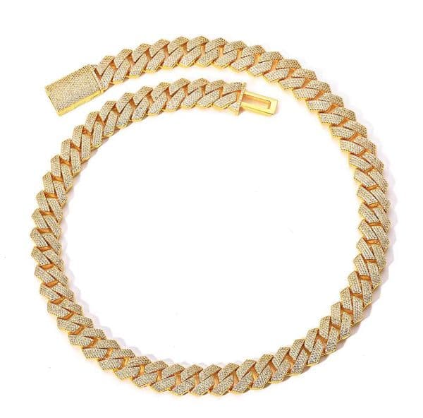 Wholesale Custom Moissanite Miami Cuban Link Chain 925 Silver Hip Hop Bling Iced Out Necklace VVS1 Diamond Tester Pass
