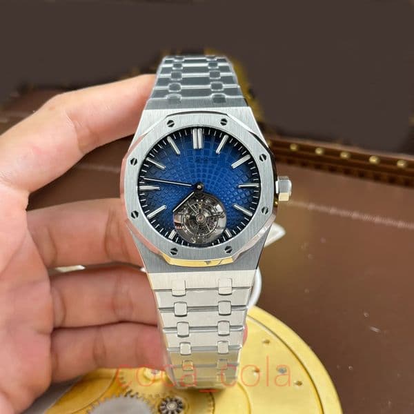 TOP quality men watches 41mm 2950 Movement Sapphire 904L Stainless Dive Automatic mechanical 26530ST Selfwinding Blue Dial BBS mens watch