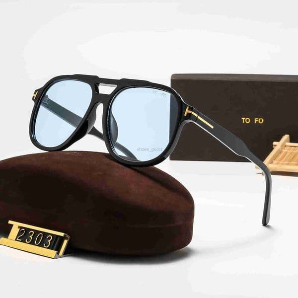 Top Sunglasses Fashion Glasses Oval Frame Designer Sunglass Womens Anti-radiation UV400 Bown Lenses Mens Retro Eyeglasses