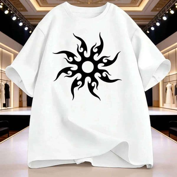 Suitable for Playing Video Games Wearing Unisex T-shirt Design Pattern Casual Short-sleeved Style Oversize
