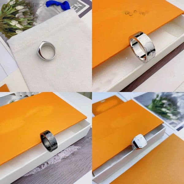 Womens Designer Rings Mens Love Shaped Ring for men Luxury Jewelry Engagement Gift Ringe Silver Gold Rings