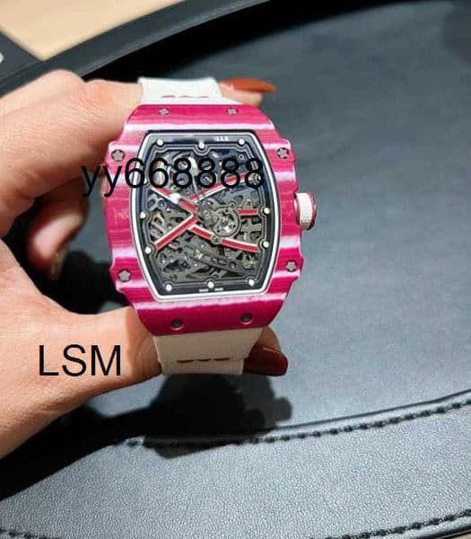 Luxury watch Limited Edition R M 6702 Mutaz Barshim Automatic Mechanical Watch UltraThin 7.8mm Thickness Tourbillon Hollow Case Skeleton Men Wristwatch MeiDG7V