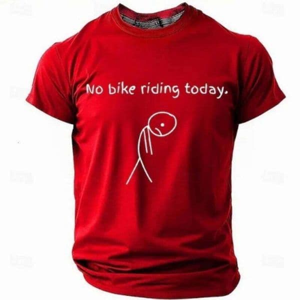 2025 Summer New Men's Sports Quick Dry 3D Fun Letter Print T Shirt Outdoor Training Cycling Short Sleeve