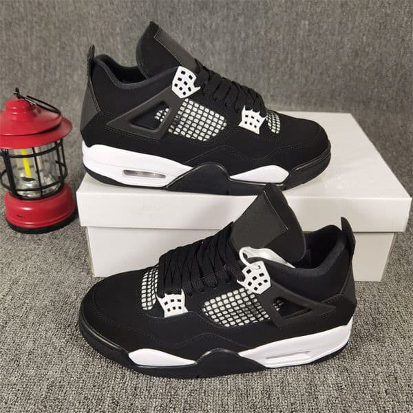 Top 4 4s Basketball Shoes mens designer sneakers with box women Red Thunder Black Cat Midnight Navy University Blue Midnight Navy men women sports Trainers sneaker