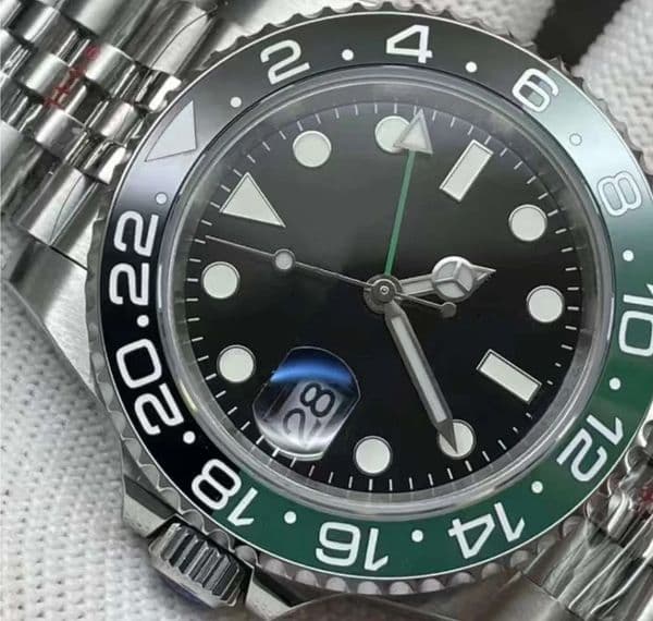luxury watches for mens mechanical automatic designer watch Sapphire ceramic bezel Stainless steel bracelet High quality 40mm gm t