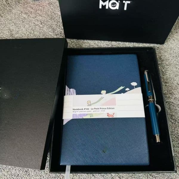 wholesale Wholesale 146 Hot Selling Blue Leather Cover Pen Agenda Handmade Luxury Journal Diary Business Notebook A5