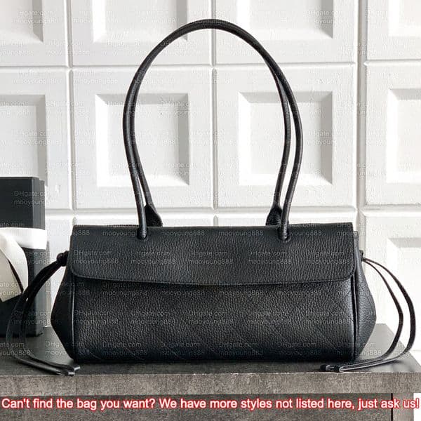 12A Upgrade Mirror Quality Designer Baguette Bag Luxury Hobo Handbags for Women Small Shopping Bag 31cm Shoulder Bag Black Purse AS6288
