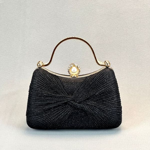 New Women s Wrinkled Evening Dress Bag Exquisite Handbag Social Dress Party Cross border Handbag Light Luxury Style