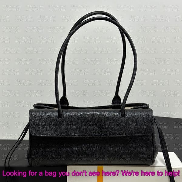 12A All-New Mirror Quality Designer Small Baguette Bag 31cm Grained Leather Handbags for Women Luxury Shoulder Bag Black Purse AS6288