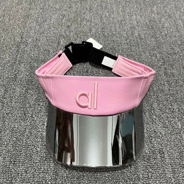 Multi-color Unisex Sport Visor Casquette Luxe Letter Embroidered Reflective Sun Cap Designer Hat with Adjustable Strap