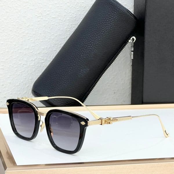 Designer Luxury Brand CHROME OVERPOKED Top Quality Fashion Classic Shades UV400 Square Frame Sunglasses for Men Women With Original Box Size 53-21-145