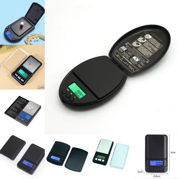 wholesale Precision Electronic Digital Scales LCD display 7 Styles 200g 500g 1000g 001g For Coin Gold Diamond Jewelry Weight Balance Kitchen Scales