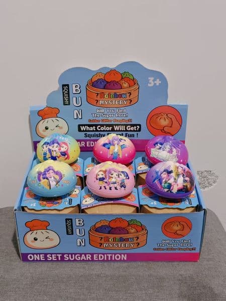 squishy dumplingkneading slow rebound soft squeezing rebound fun creative decompression toys food toys steaming baskets blind boxes By Sea