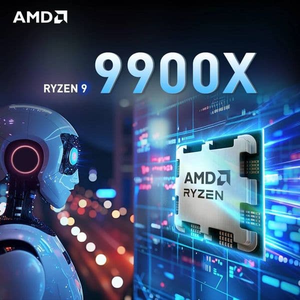 AMD Ryzen 9 9900X NEW 12-Core 24-Thread L364M 44GHz Processor 120W 4NM Socket AM5 R9 9900X DDR5 but without fan