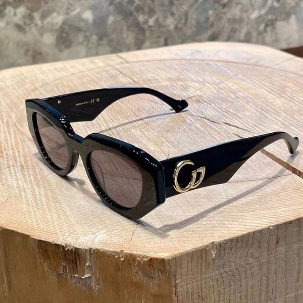 women designer sunglasses black cat eye frame gg glasses uv protection fashion shades with brand gift case nice
