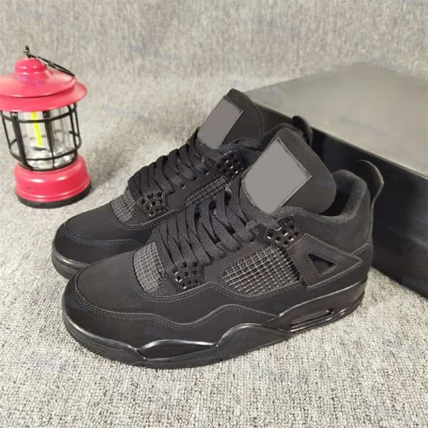 With Box 4 basketball shoes 4s Black Cat sneakers Seafoam SP Varsity Red White thunder Military TS Cactus University Blue Seafoam SSail mens womens trainers