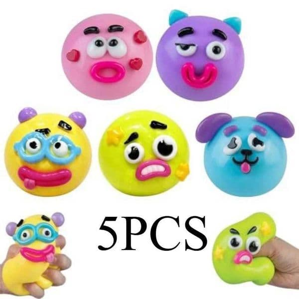 NEW Smushers Curiosities Dog Face Swap Squishy Soft Moldable Cute Slow Rise Squeeze Toy Relaxing Sensory