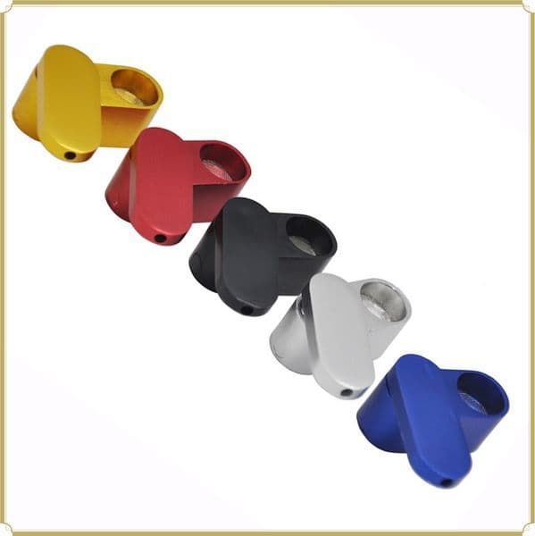 Travel wholesale colorful Mini Metal Aluminum tobacco pipe portable Smoking Accessories