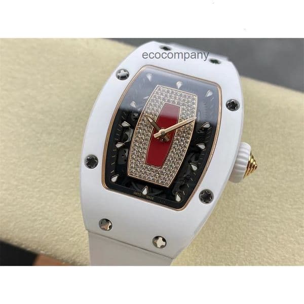 Top quality r m watch 35-03 67-02 61-01 mens watch super clone watches tourbillon mechanical movement carbon TPT sapphire crystal glass 43mm with box AYVE