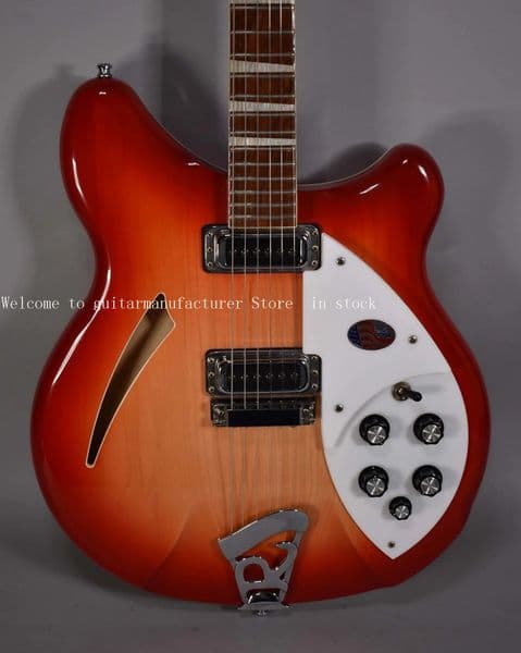 6-String Electric Guitar Customizable Any Color Request Free Shipping Vintage Style Semi-Hollowbody Guitar #N369789