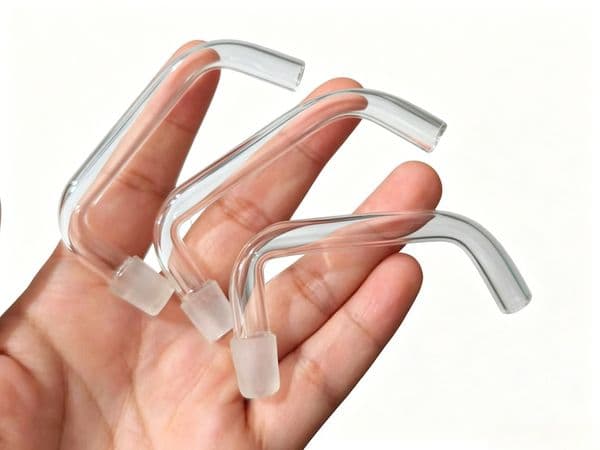 Cheap Mini Clear Glass Oil Burner Bowl 10mm Male Mini Travel Bowls without Ball Smoking Accessory for glass water bongs pipe hookah