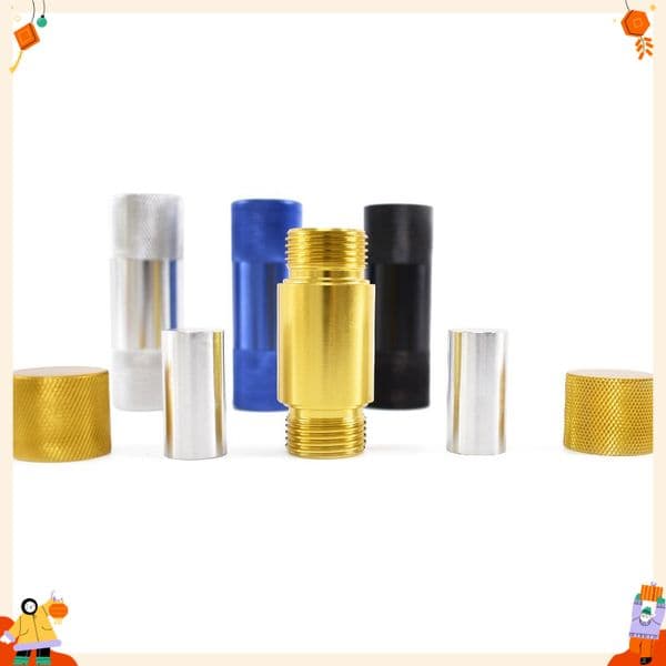 Wholesale Portable Mini Aluminum Pollen Press Presser Compressor Metal Smoking Accessories Tool Herb Cream Whipper Tobacco herb Grinder Dry Herbal Vaporizer