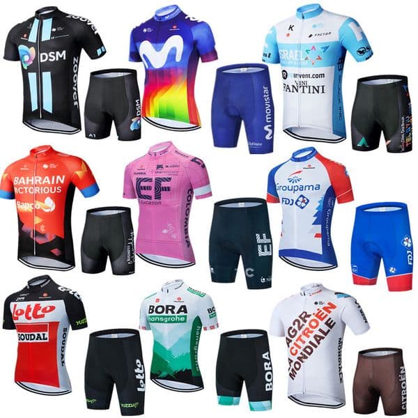 Tour de France Edition cycling suit short-sleeved set for men, summer breathable outdoor cycling road suit