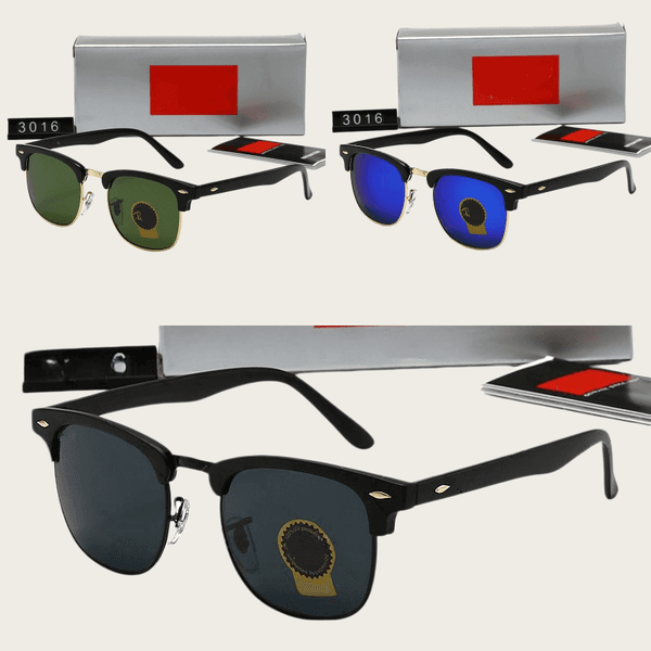 Designer Sunglasses Men Luxury Eye Wear Metal Frame Designers Sun Glasses Woman Polarizing Lens Designer Classic 3016 Sunglasses Cycling Outdoor Recreation fa962