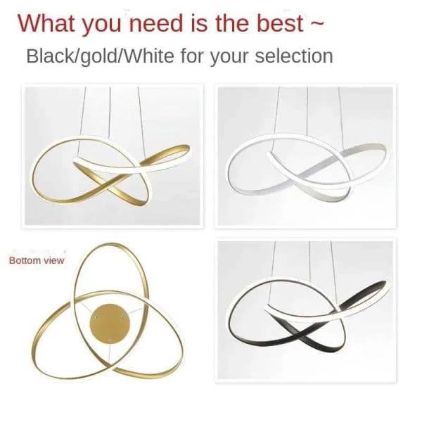 Modern Dining Room Pendant Lights Nordic LED Dining Table Ceiling Chandelier Living Room Home Indoor Bar Counter Hanging Lamp Neutral light 4000K Tax Duty Free HJ